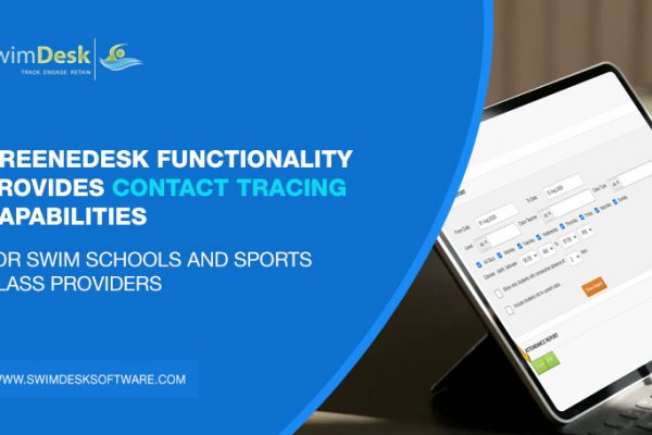 GreeneDesk functionality provides contact tracing capabilities for swim schools and sports class providers